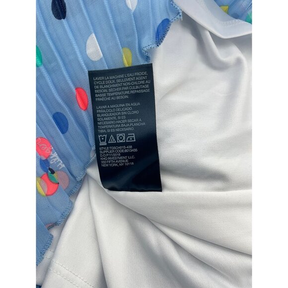 Tommy Hilfiger Girls Casual Chambray Dot Sidetail Sleeveless Dress L (12/14) NWT - Picture 9 of 10